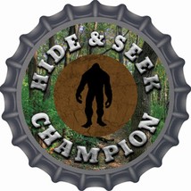 Hide and Seek Champion Bottle Cap Style Decal / Sticker - $7.00