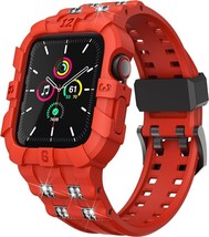 Rugged Apple Watch Sports Case Band 45Mm 44Mm 42Mm iWatch SE Series 8 7 6 5 4 3  - £37.09 GBP+