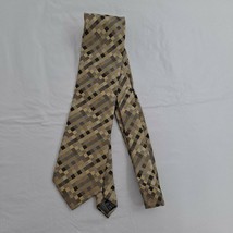 Men&#39;s Neck Tie 3.5 Inch Gold Yellow Green Silver necktie Giorgio Brutini - £11.85 GBP