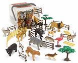 Terra by Battat  60 Pcs Wild Creatures Tube  Realistic Mini Animal Fig... - £15.99 GBP