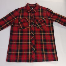 Dravus Heading Nowhere RN#116442 Men's Small Red/Black Flannel Long Sleeve Shirt image 9
