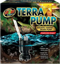 Zoo Med Terra Pump: Aquatic Habitat Drain Pump with Side Mounting Suction Cups - £50.20 GBP