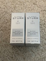 2 x NIB Dr Barbara STURM Super Anti Aging Serum (3ml/0.1 oz) - £21.63 GBP