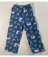 Super Mario Cart Pajama Pants Boys Size 6 Blue  Graphic Print Ghost Turt... - £4.42 GBP