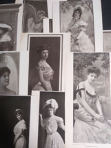 Burr McIntosh Monthly Antique Cut Photo Lot of Formal Women c1905 (Qty 15 Pages) - £15.73 GBP