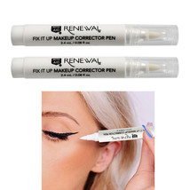 2 Pc Fix It Up Makeup Corrector Pen Fixes Smudges Perfecting Cosmetic Be... - $14.99
