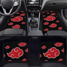 Naruto Akatsuki Cloud Racing Red Fabric Car Floor Mats Interior Carpets - £47.17 GBP+