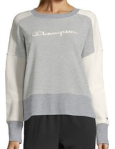 Champion Womens Activewear Heritage Cotton Mixed Texture Sweatshirt,Large - £46.93 GBP