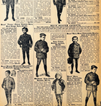 1901 Boy&#39;s Winter Suits Outfits Reproduction Advertisement Sears Fashion... - $19.99
