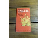 Vintage 1965 Highway Map Canada And Northern United States Travel Brochure - $29.69