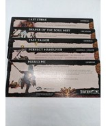 Lot Of (5) Dungeons And Dragons Campaign Cards Mark Of Heroes Set 4 - €17,64 EUR
