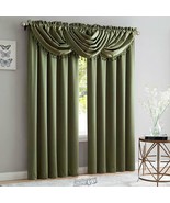 Bridget Polyester Satin 48&quot; W x 37&quot; L Wall Mounted Valance Sage - $270.65 MXN