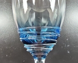 (1) Mikasa Cobalt Swirl Blue Iced Tea 22 Oz Elegant Clear Ribbon Glass S... - £23.71 GBP