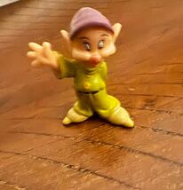 Vintage Disney Snow White Seven Dwarfs “Dopey” PVC Toy Figurine Cake Top... - $13.87 CAD