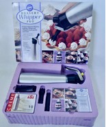 Wilton Dessert Whipper Pro Whipped Cream Charger w Tips &amp; ISI Chargers O... - £27.56 GBP