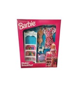 Vintage Barbie Makin&#39; Breakfast Dress &#39;N Play Playset 1997 Mattel 68658 New - £30.82 GBP