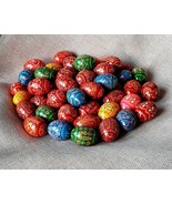Set of 8 Small Easter Wooden eggs Pysanky Pysanka Handmade Gift Present ... - £9.18 GBP