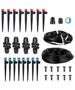 Drip Irrigation System Kit - Garden Watering System With 16Ft 1/2&#39;&#39;, Gre... - $35.96