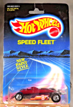 1986 Hot Wheels Speed Fleet Series #1491 THUNDERSTREAK Maroon w/Chrome BW Spokes - £11.71 GBP