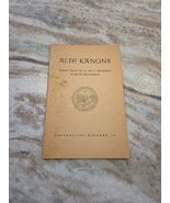 Alte Kanons Spiritual Canons 16th 17th century 2 - 7 voices German sheet... - $109.28 MXN