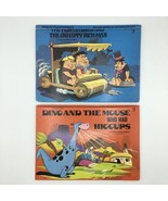 2 Flintstones Pop-Up Books Dino and Mouse That Had Hiccups &amp; Unhappy Ric... - £19.61 GBP