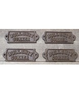 4 BULLSHIT CORNER Signs Plaque Wholesale Resell Bar Wall Decor Man Cave ... - $24.99