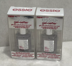 2 Essie Gel Setter Gel-Like Color &amp; Shine Top Coat 0.46 oz - £13.61 GBP