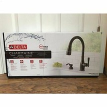 Delta Charmaine Single-Handle Pull-Down Sprayer Kitchen Faucet with Soap - $125.99