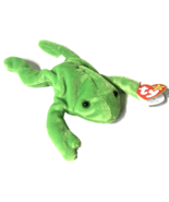 Retired Beanie Baby &quot;Legs&quot; Frog with Tag Errors 1993 - $539.22 CAD
