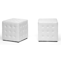 Henry White Modern Cube Ottoman (Set of 2) - $2,609.17 MXN