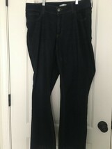 Riders by Lee Women&#39;s Denim Jeans Zip Button Pockets Dark Wash Size 16 Blue - $36.86
