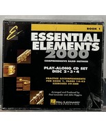 Essential Elements 2000 Band Method Play-Along CD Set Discs 2, 3 &amp; 4 - B... - $9.75