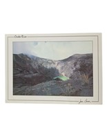 Postcard Irazu Volcano National Park Cartago Costa Rica Chrome Unposted - $165.22 MXN