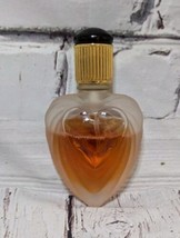 VTG Victoria&#39;s Secret Rapture Frosted Heart Perfume Spray Bottle 1992 .75 Oz. - $23.36