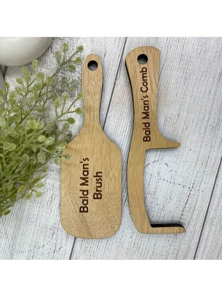 Funny Comb for Bald Men Novelty Gift for Adults Father’s Day Christmas Item image 4