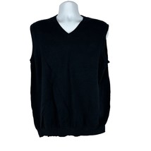 Apt. 9 Men&#39;s Black V-Neck Sweater Vest Size XL - £7.48 GBP