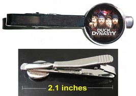 Duck Dynasty Tie Clip Clasp Bar Slide Silver Metal Shiny - £12.99 GBP