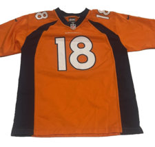 NFL Denver Broncos Jersey #18 Peyton Manning Size Youth Large - £16.43 GBP