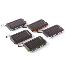 Jumbo Capacity 20,000 mAh Waterproof Solar Power Bank - Green - $60.06