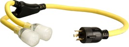 L5-30P To (2) L5-20R 3-Foot 10/3 Generator Power Cord Adapter, Coleman C... - $34.92