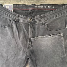 MBX Slim Stretch Jeans Gray Denim Pants Casual Everyday W38 L32 - $19.99