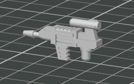Transformers G1 Hook GUN Laser Pistol Devastator  Weapon Accessory Part - $126.51 MXN