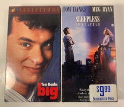 Lot Of 2 Tom Hanks Vhs Tapes- Big &amp; Sleepless In Seattle Brand New - £6.31 GBP