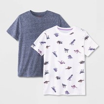 NEW Boys&#39; 2pk Favorite Short Sleeve T-Shirt - Cat &amp; Jack™ XS(4/5) - £9.41 GBP