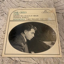 Emil GILELS Chopin Sonata No.2 Shostakovich Three Preludes &amp; Fugues  Ser... - £6.86 GBP