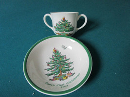 1991 Spode First Baby Christmas Set Cup And Saucer Nib - £43.42 GBP