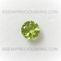 Natural Peridot Round Faceted Cut 6X6mm Parrot Green Color VVS Clarity L... - $11.00