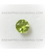 Natural Peridot Round Faceted Cut 6X6mm Parrot Green Color VVS Clarity L... - £8.64 GBP