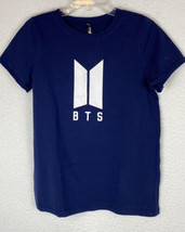 BTS by K-FRIENDZ GIRLS JUNIOR T-Shirt navy blue and white size Small NWOT. - $7.00