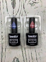 Gel Nail Polish 2pk Red and Blue Sparkle - $14.25